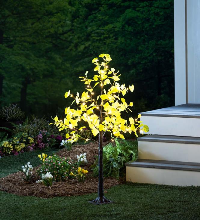 hoov & aed 820L224 sise-/väljas elektrivalgustusega rohelised hõlmikpuud Plow & Hearth