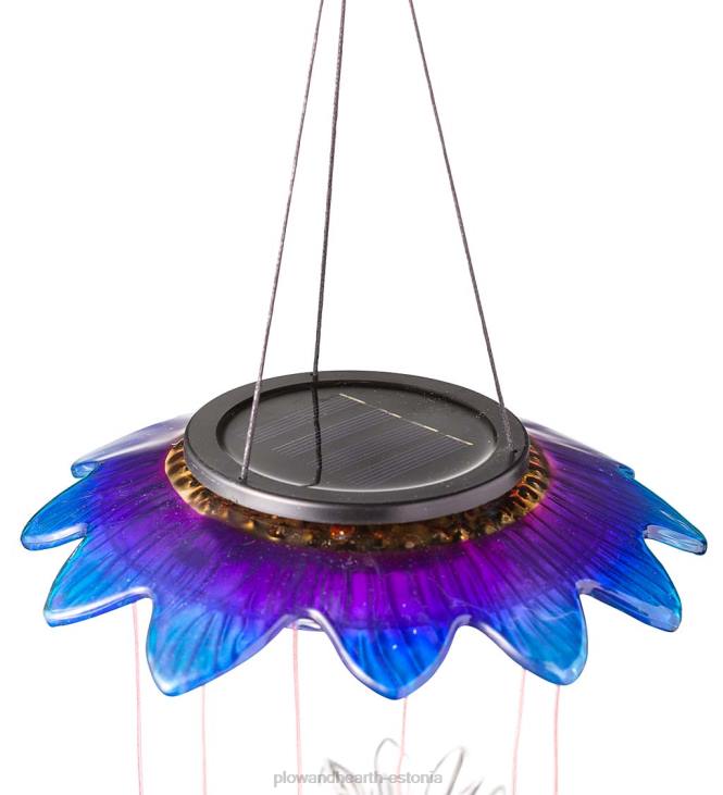 hoov & aed 820L229 värvimuutev päikesemobiil 3D lilledega Plow & Hearth