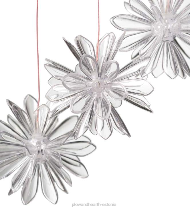 hoov & aed 820L229 värvimuutev päikesemobiil 3D lilledega Plow & Hearth