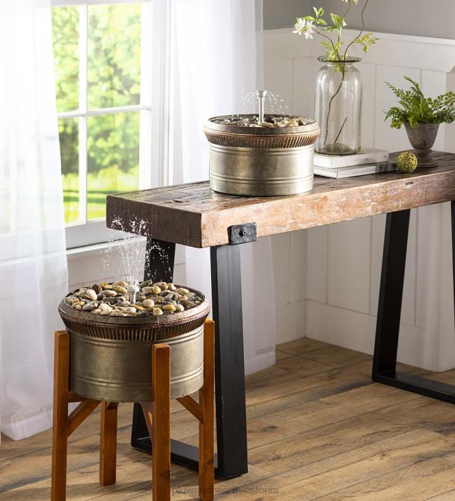 hoov & aed 820L91 hüdria juhtmeta laetav nutika purskkaevu vee funktsioonikomplekt Plow & Hearth