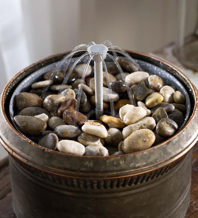 hoov & aed 820L91 hüdria juhtmeta laetav nutika purskkaevu vee funktsioonikomplekt Plow & Hearth