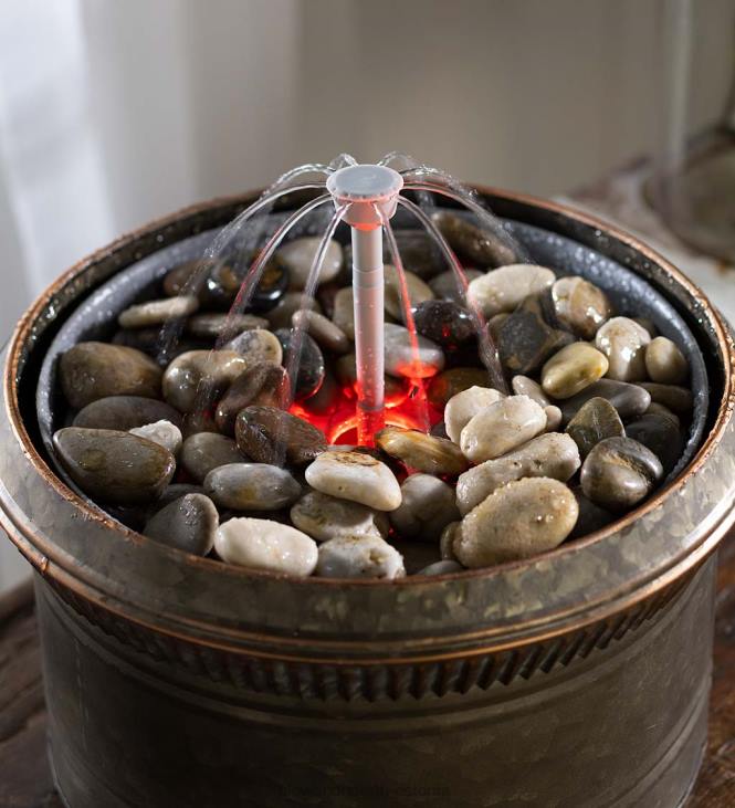 hoov & aed 820L91 hüdria juhtmeta laetav nutika purskkaevu vee funktsioonikomplekt Plow & Hearth