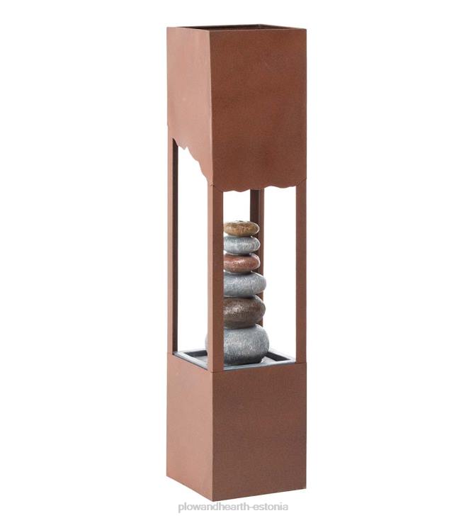 hoov & aed 820L536 eraldiseisev elektrivalgustusega purskkaev jõekalju ja istutusmasinaga Plow & Hearth