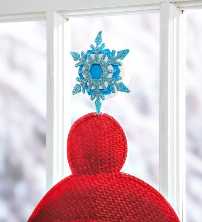 hoov & aed 820L12 valgustatud lumememme aknakaunistus Plow & Hearth