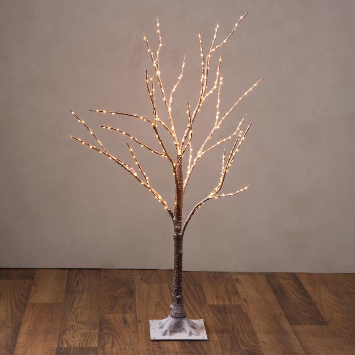 hoov & aed 820L23 sise-/välikask soojade valgete tuledega Plow & Hearth