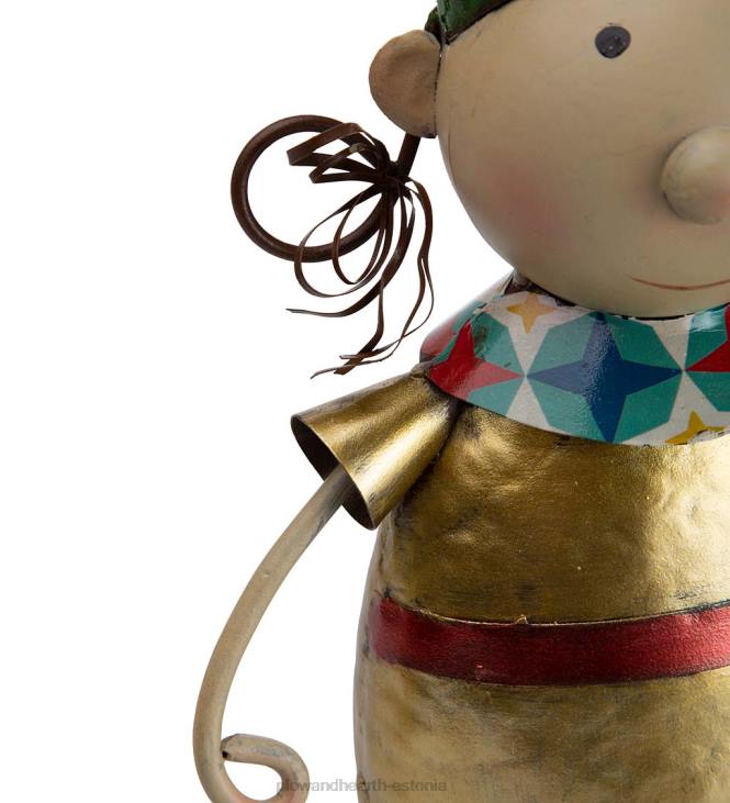 hoov & aed 820L30 jõulumetallist päkapiku aiakujud Plow & Hearth