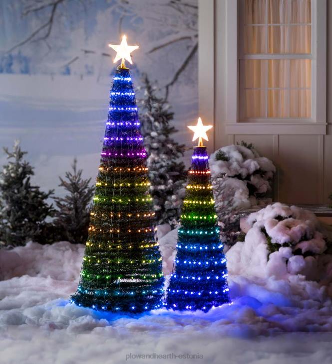 hoov & aed 820L42 sise-/välijõulupuu mitmevärviliste tuledega, 47 Plow & Hearth