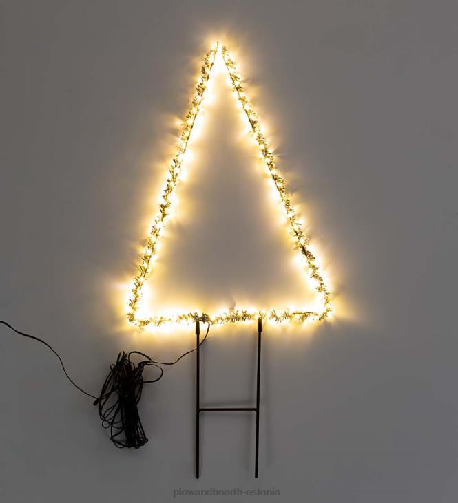 hoov & aed 820L45 sise/väli elektrivalgustusega 18 h härmatisrohelised pühadepuu Plow & Hearth