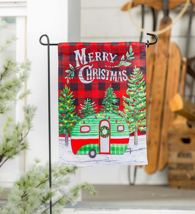 hoov & aed 820L55 jõulumatkaauto seemisnahast aialipp Plow & Hearth