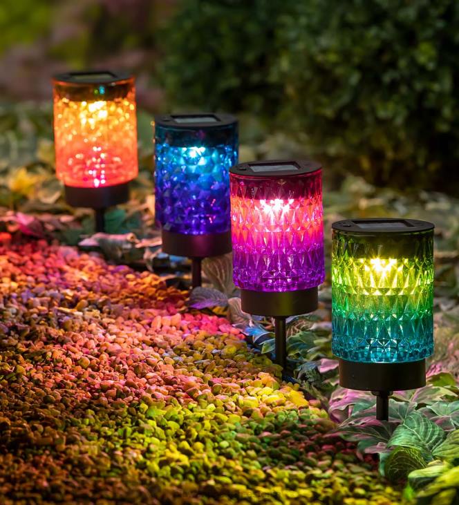 hoov & aed 820L157 värvilised päikeseraja tuled - rohelised Plow & Hearth