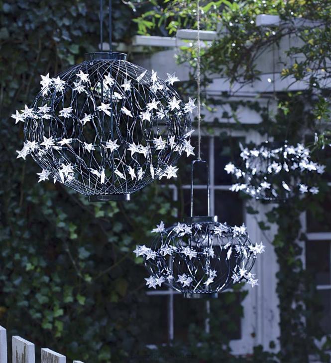 hoov & aed 820L455 rohelised päikesetähtede laternad Plow & Hearth