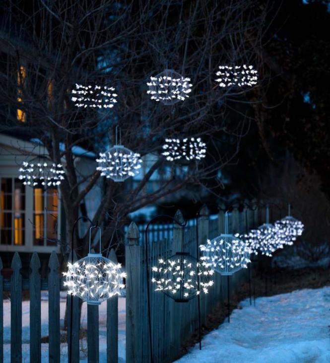 hoov & aed 820L455 rohelised päikesetähtede laternad Plow & Hearth