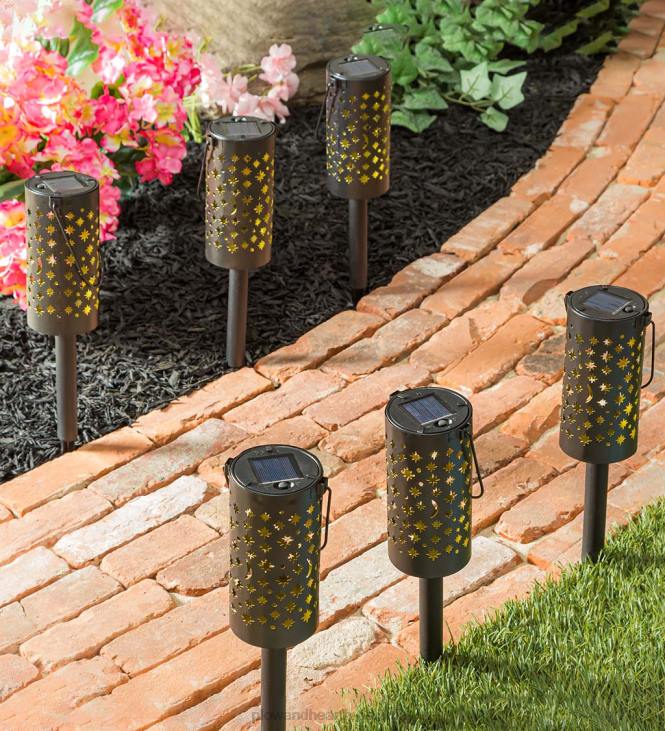 hoov & aed 820L462 taevased päikesevalgustid varjuga, 6 tk Plow & Hearth