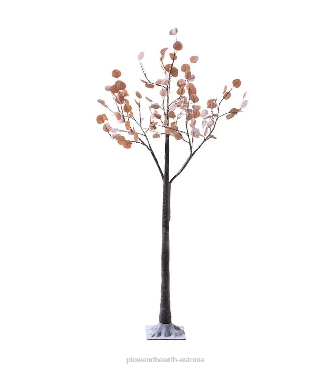 hoov & aed 820L470 sise-/väljas elektrivalgustusega roosa hõbedane dollaripuu Plow & Hearth