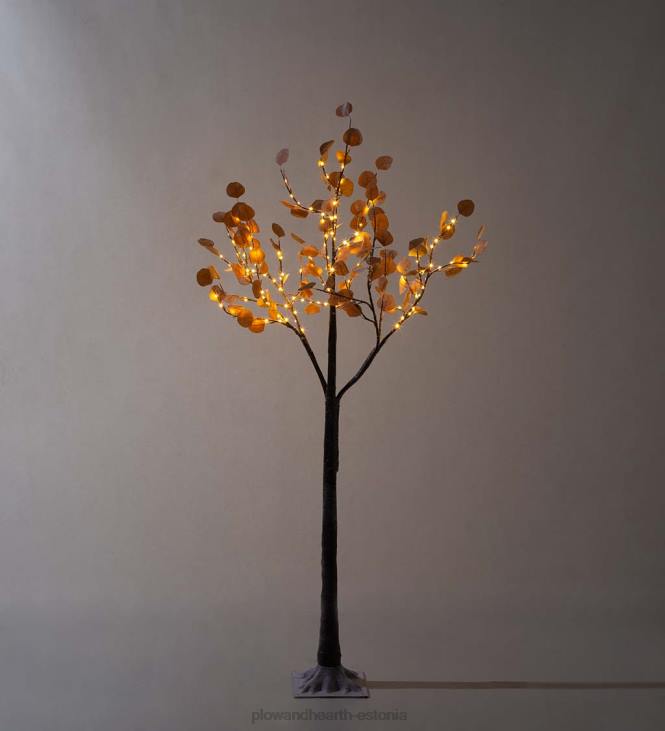 hoov & aed 820L470 sise-/väljas elektrivalgustusega roosa hõbedane dollaripuu Plow & Hearth