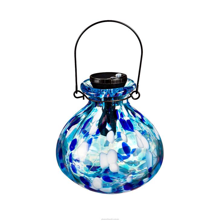 hoov & aed 820L472 kompaktne konfeti päikeselatern - türkiissinine konfetti Plow & Hearth