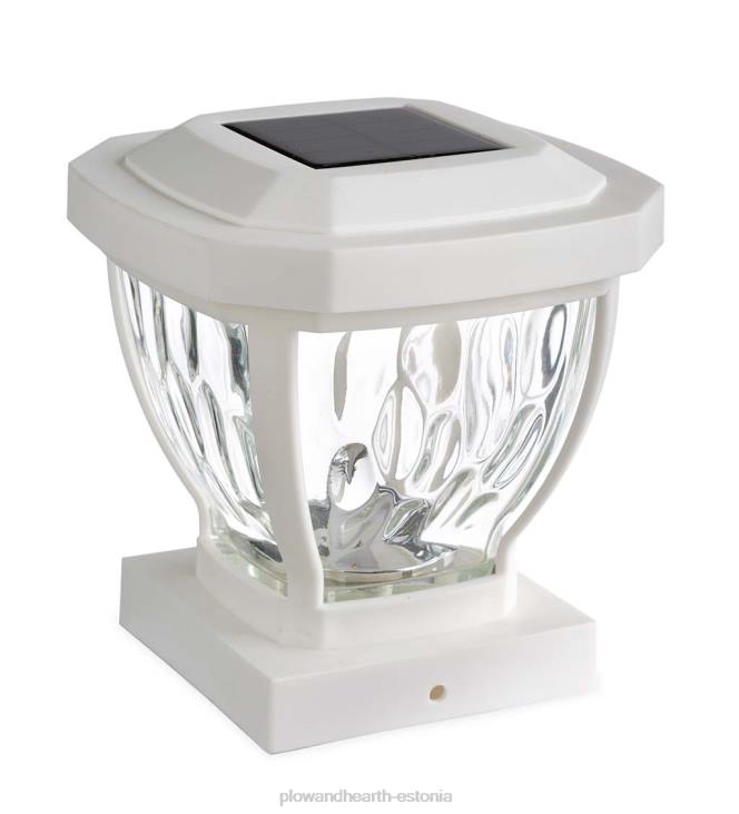 hoov & aed 820L474 lainelisest klaasist päikesepatarei valgustid, komplektis 2 - vask Plow & Hearth