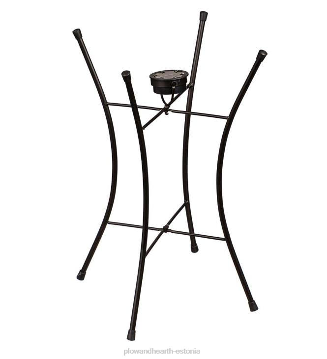 hoov & aed 820L479 rikkalik liblikas käsitsi maalitud reljeefne klaasist linnuvann koos päikesepaneeliga Plow & Hearth