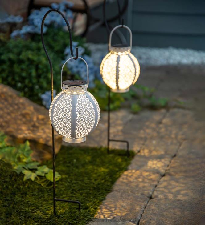 hoov & aed 820L484 mini väljalõikega päikeselaternad, komplektis 2 - pronks Plow & Hearth