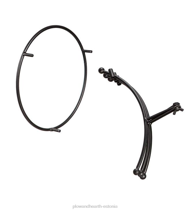 hoov & aed 820L258 kunstklaasist konfetivaatamispall statiiviga - aqua Plow & Hearth