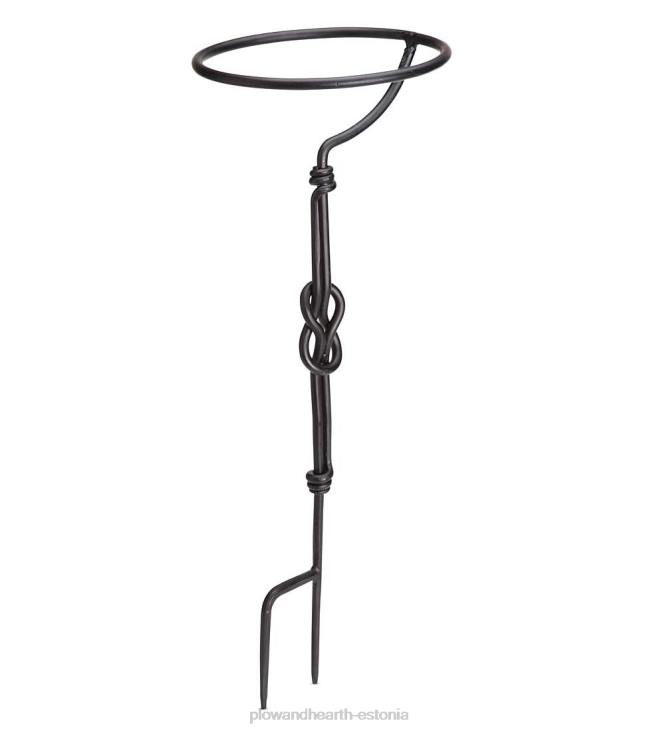 hoov & aed 820L66 roostevabast terasest vaatepallid ja rauast vitriinid Plow & Hearth