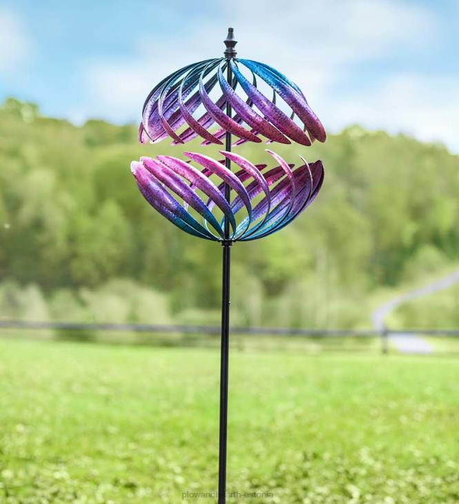 hoov & aed 820L163 ülisuur lõhestatud keraga metallist tuulevurr Plow & Hearth