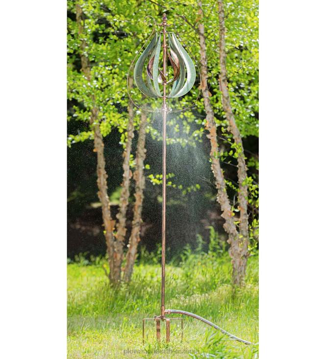 hoov & aed 820L253 uduv tulbituule keerutaja - vask ja verdigris Plow & Hearth