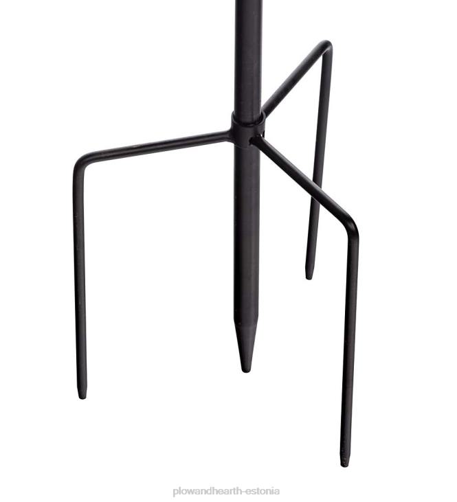 hoov & aed 820L63 päikesevalgusega led lilledega metallist tuulevurr kahesuunaliste rootoritega - verdigris vask Plow & Hearth