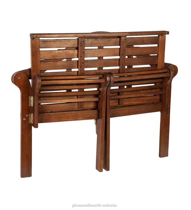 hoov & aed 820L487 lutyensi puidust aiapink - valge Plow & Hearth