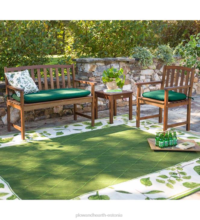 hoov & aed 820L491 lancaster eukalüpti puidust pink - looduslik Plow & Hearth