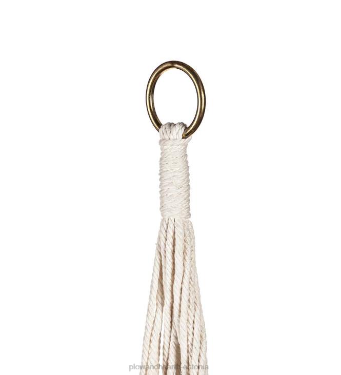 hoov & aed 820L930 olivia kangast istutusmasin makramee hoidjaga - sinine Plow & Hearth