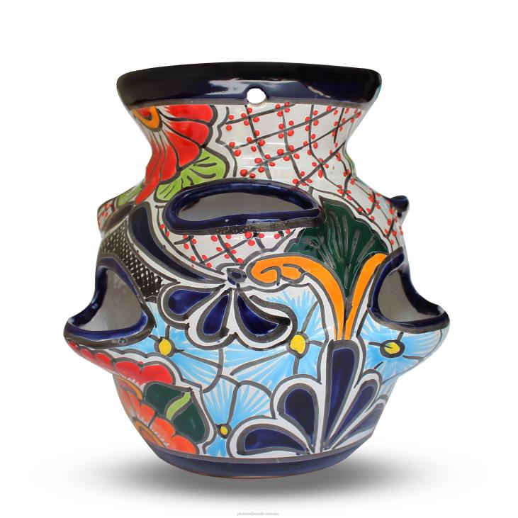 hoov & aed 820L936 suur taevasinine talavera maasikapott Plow & Hearth