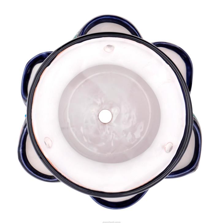 hoov & aed 820L939 suur kuninglik sinine talavera maasikapott Plow & Hearth