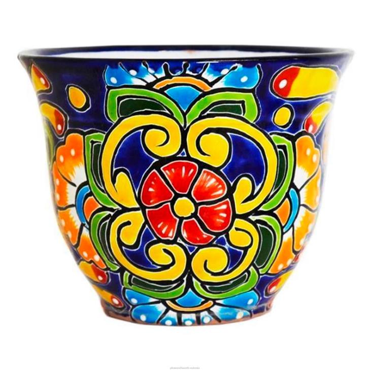 hoov & aed 820L956 sinine lilleline talavera istutusmasin Plow & Hearth