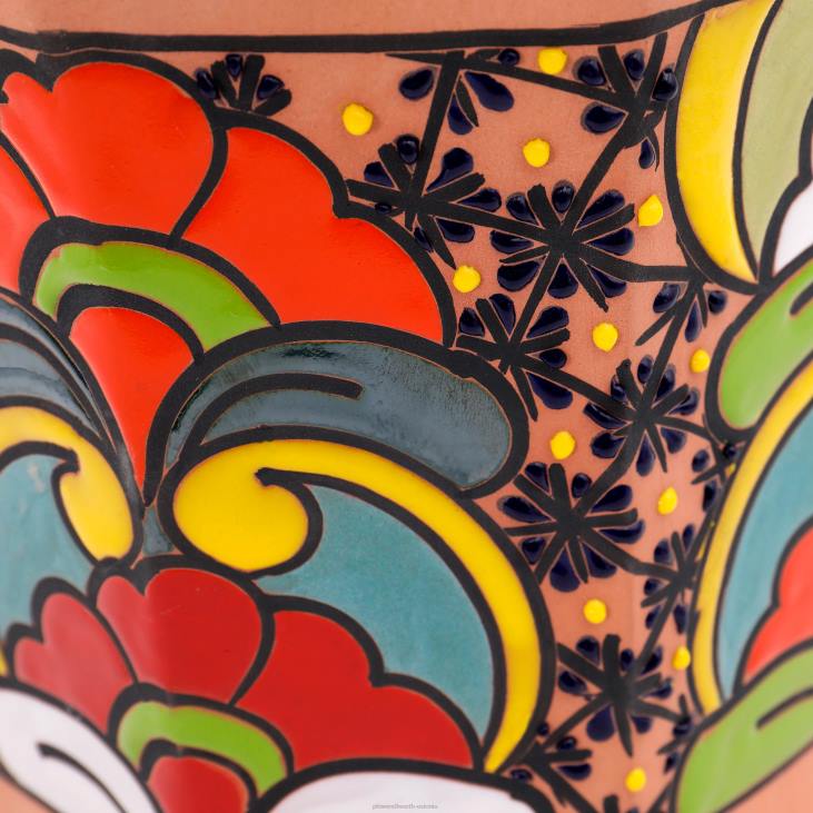 hoov & aed 820L957 keskmise kaheksanurkne talavera lillevaas Plow & Hearth