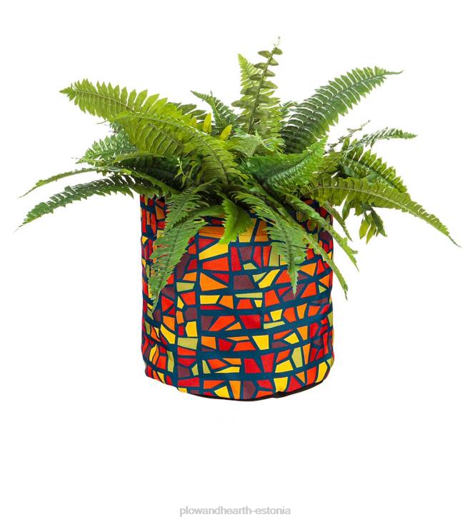 hoov & aed 820L961 mustrilisest kangast istutusmasinad, komplektis 3 - pleed Plow & Hearth