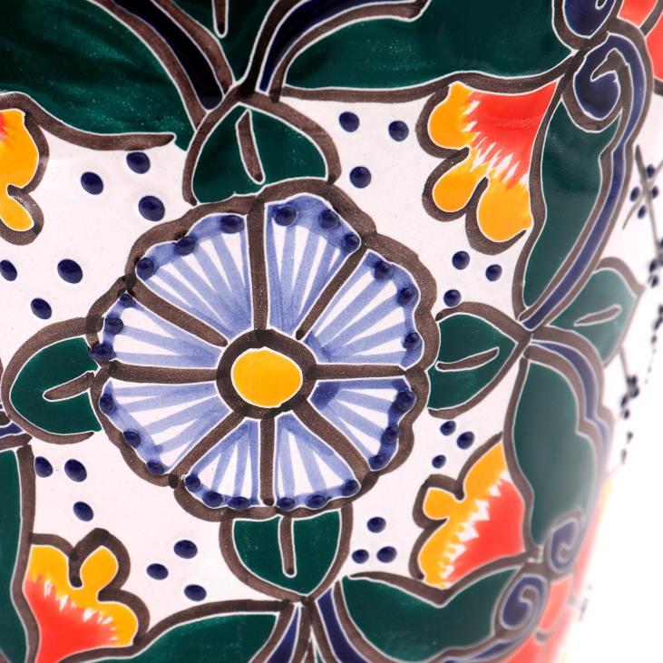 hoov & aed 820L971 valge talavera istutaja Plow & Hearth