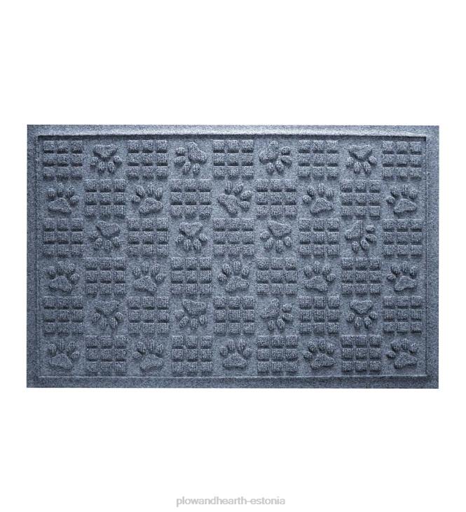 hoov & aed 820L1025 vesihogi sise-/välikäpad ja ruudukujulised uksematid, 2' x 3' - süsi Plow & Hearth