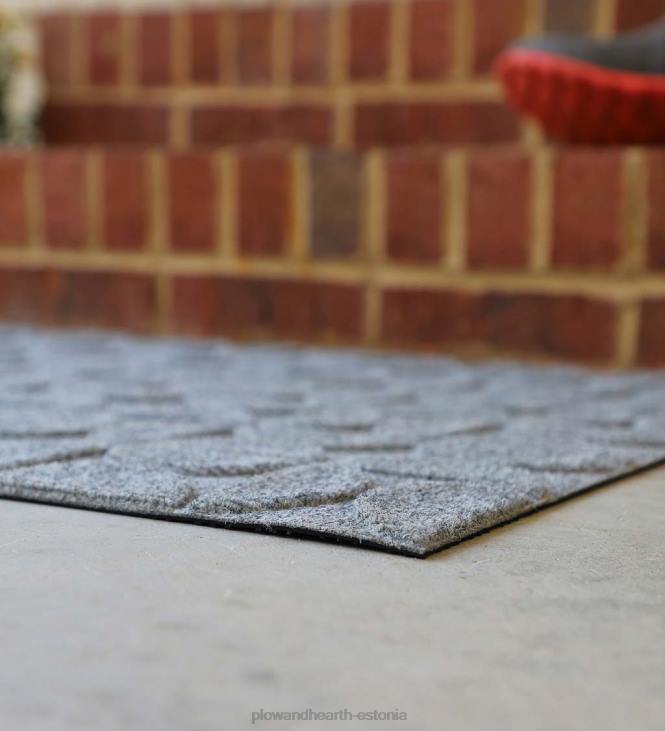 hoov & aed 820L1038 vesihog liivakell sise-/väljas ääristeta uksematt, 2' x 3' - süsi Plow & Hearth