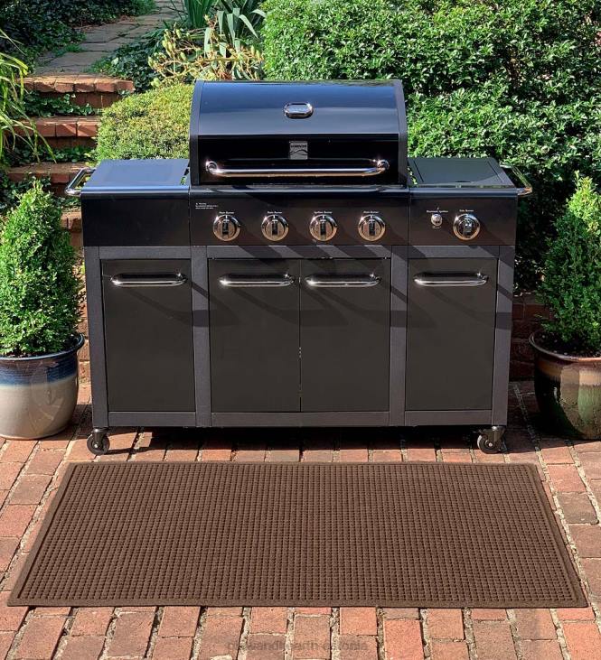 hoov & aed 820L1065 vesihog ruudumustriga grillmatt - bordeaux Plow & Hearth