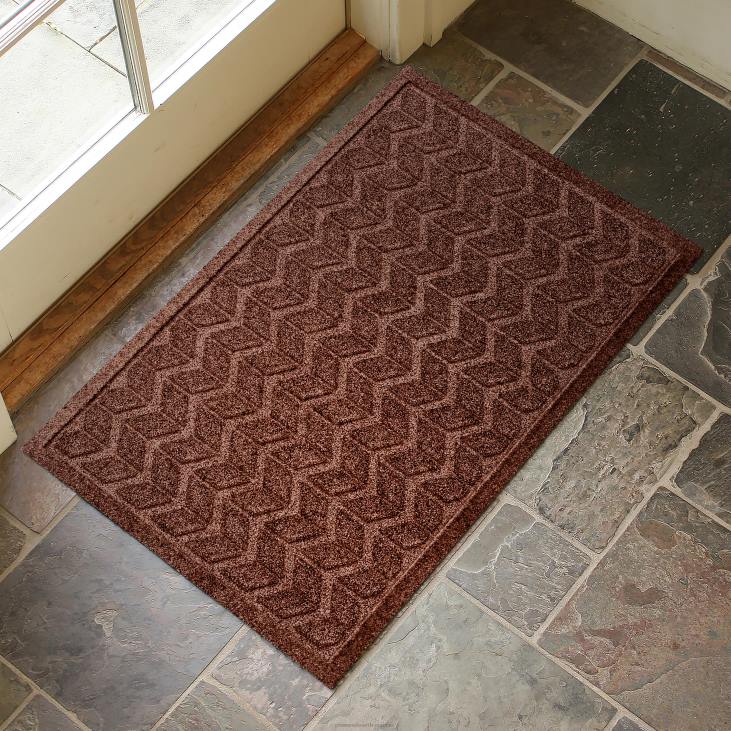 hoov & aed 820L1071 waterhog masinas pestav chevron uksematt - graniit Plow & Hearth