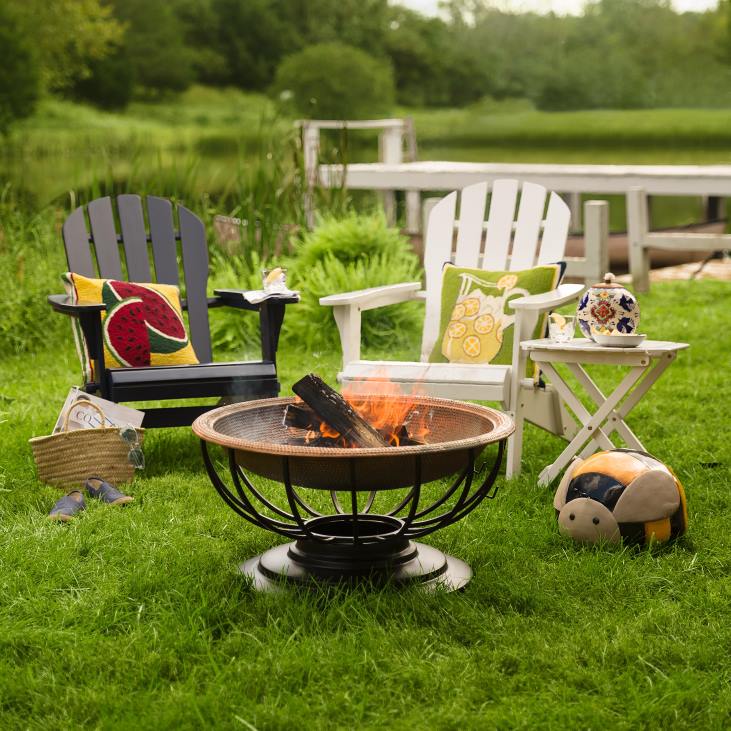 hoov & aed 820L675 eukalüptipuidust adirondack välimööbel Plow & Hearth