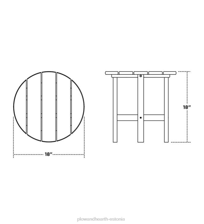 hoov & aed 820L677 polü-puidust adirondacki mööbel Plow & Hearth