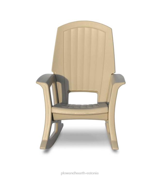 hoov & aed 820L678 iga ilmaga keskkonnasõbralik Rockaway kiiktool - taupe pruun Plow & Hearth