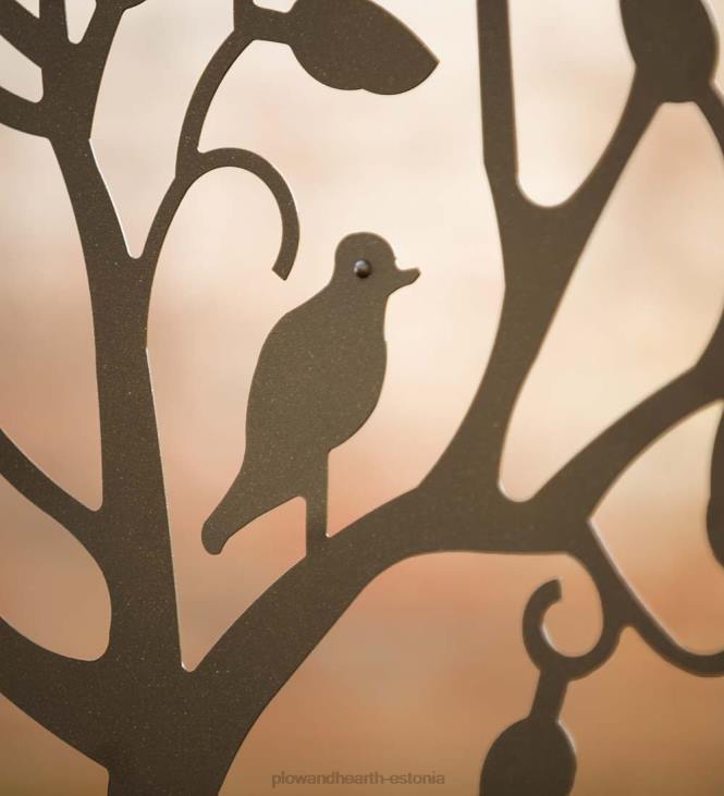 hoov & aed 820L652 metallist kaarekujuline elupuu kujundusega aialehtla Plow & Hearth