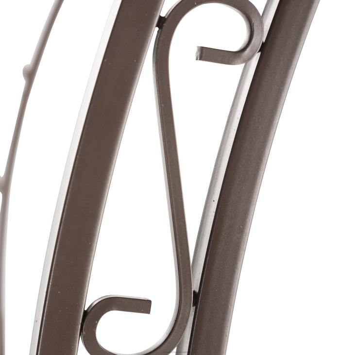 hoov & aed 820L653 metallist kaarekujulised linnud ja lehed aialehtla koos väravaga Plow & Hearth