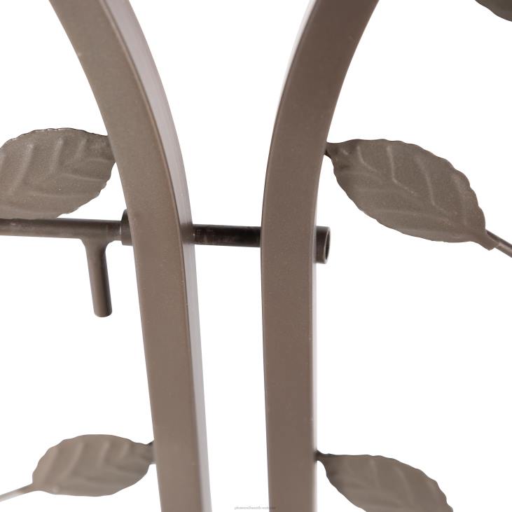 hoov & aed 820L653 metallist kaarekujulised linnud ja lehed aialehtla koos väravaga Plow & Hearth