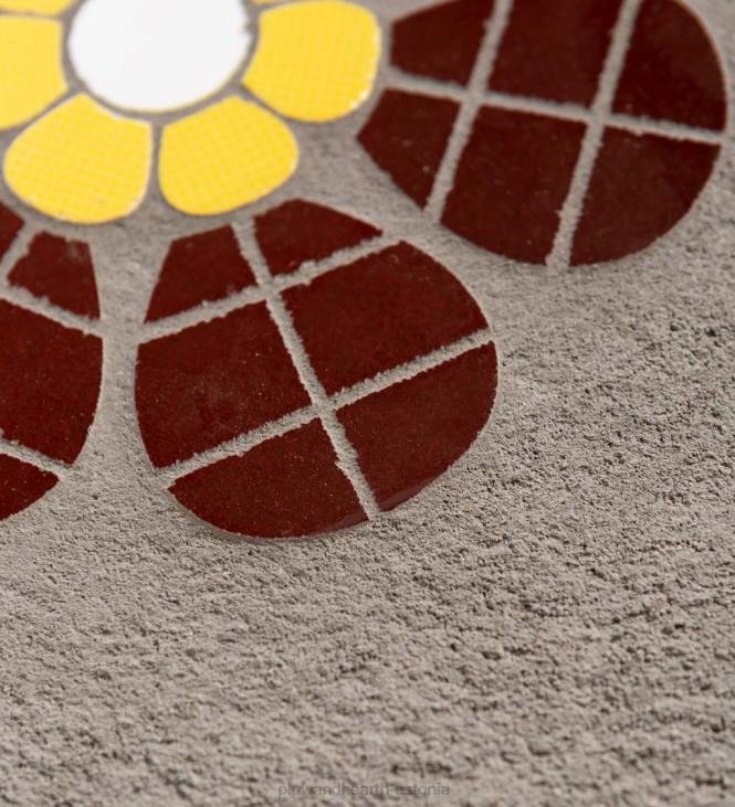 hoov & aed 820L691 mosaiik astekivi - kollane Plow & Hearth