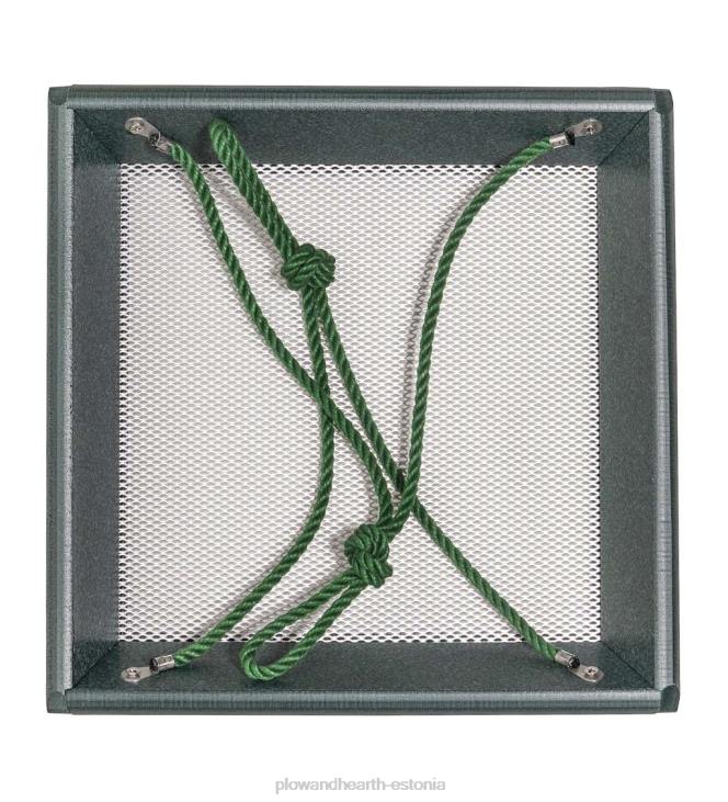 hoov & aed 820L757 värviline taaskasutatud polü-saematerjalist rippkandikuga linnusöötja - sinine Plow & Hearth