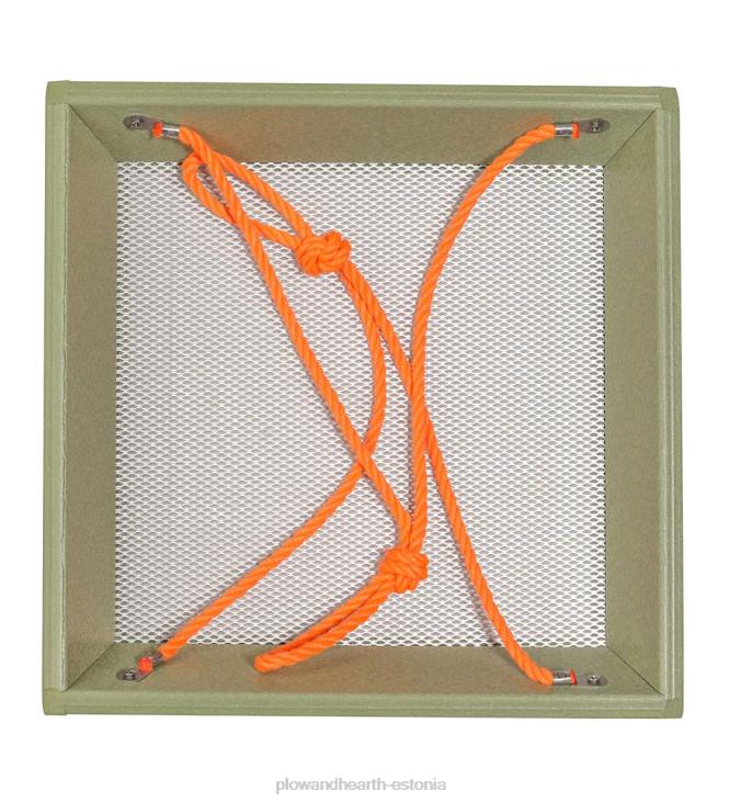 hoov & aed 820L757 värviline taaskasutatud polü-saematerjalist rippkandikuga linnusöötja - sinine Plow & Hearth